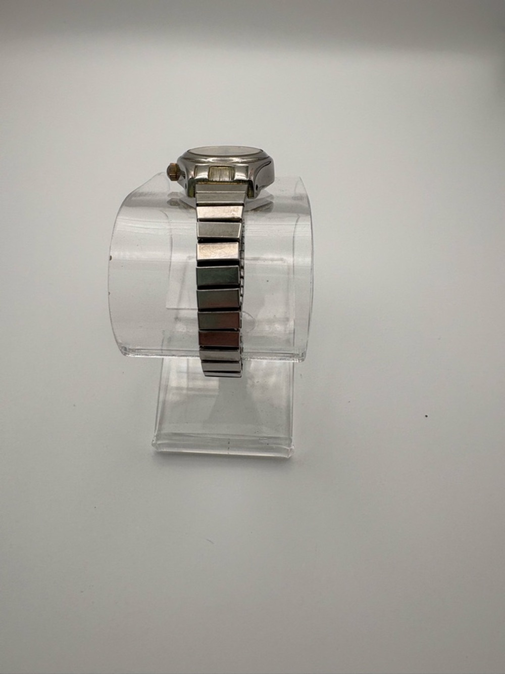 Vintage Watch-It Women’s Silvertone Dainty Watch Flex Band - Picture 3 of 5